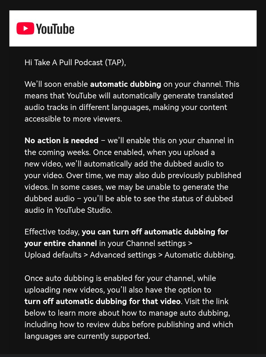 Take A Pull Podcast tweet media