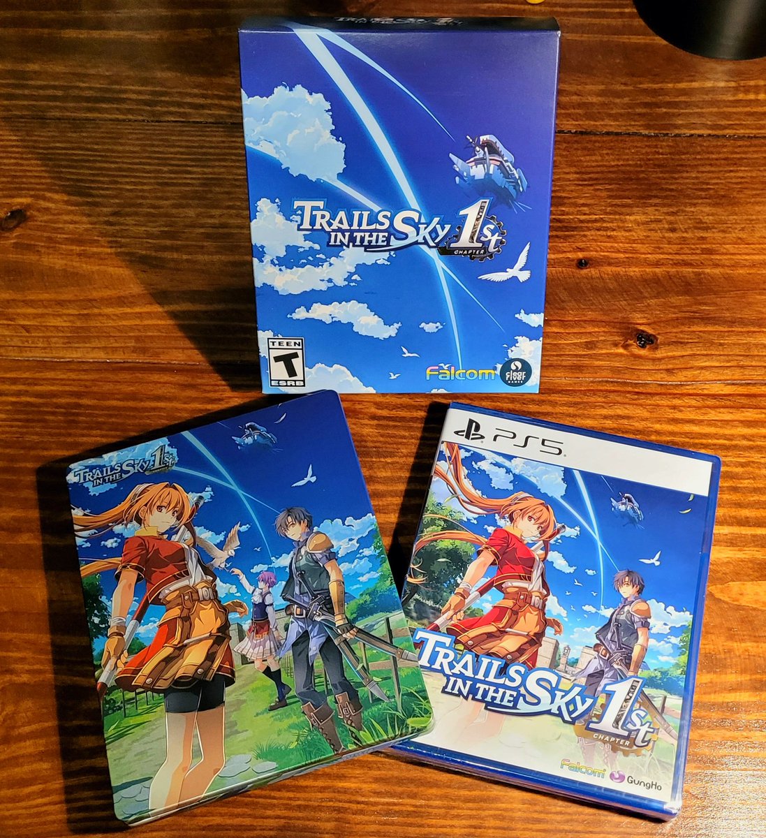 LionHeartWill's tweet photo. Came home to a nice surprise after work. Trails in the Sky 1st Chapter ⚔️🔥 Limited Run steelbook release. https://t.co/Pi3KrRLqtJ
