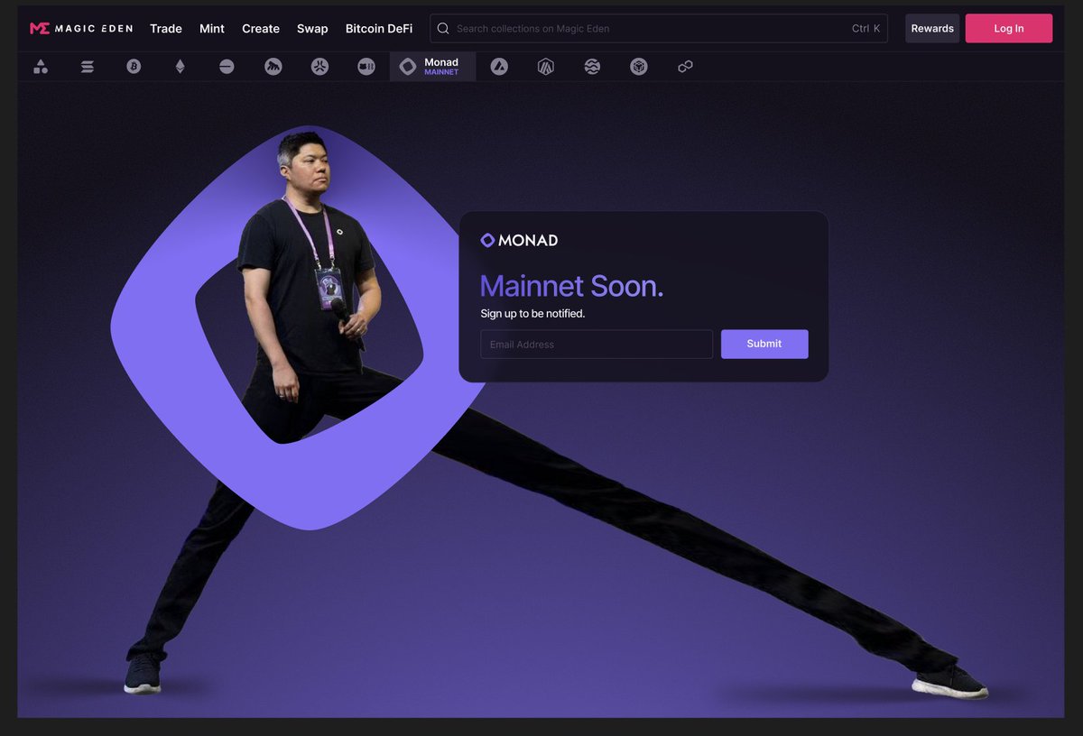 MEonMonad's tweet image. Dont cry because its over. Smile because it happened 💕
On October 22nd, Magic Eden will be ending testnet support for @monad
Rest assured, we are ready to support Mainnet launch on day 1.