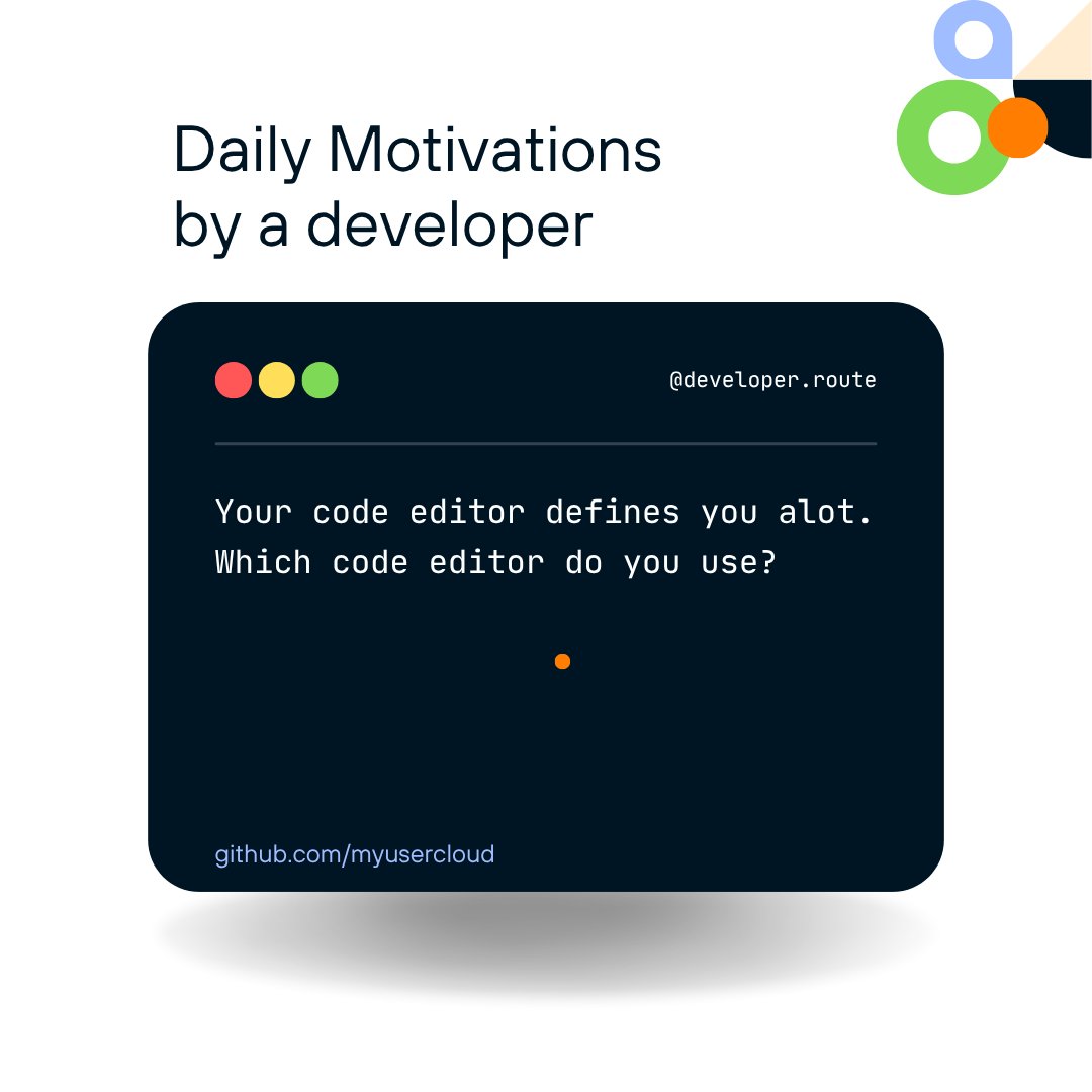 harryzon_ke's tweet image. Which code editor do you use?
#developer #coding