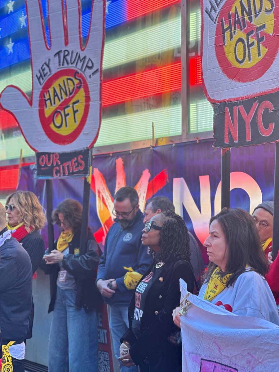 On Saturday, I joined my fellow New Yorkers in the streets of Manhattan to make one thing clear: Tyranny and liberty cannot live in the same house. Today and every day, we say No Kings. #NoKings