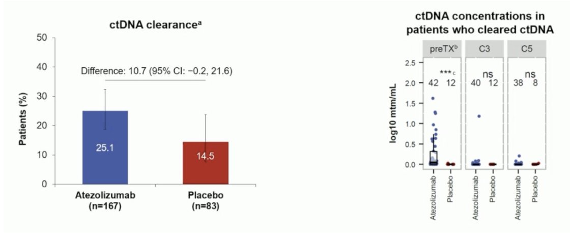 urotoday's tweet image. #IMvigor011: A phase 3 trial of ctDNA-guided adjuvant atezolizumab vs pbo in #MIBC. Presentation by @tompowles1 @QMBCI. #ESMO25 written coverage by @zklaassen_md @GACancerCenter &amp;gt; bit.ly/477HEoc @myESMO