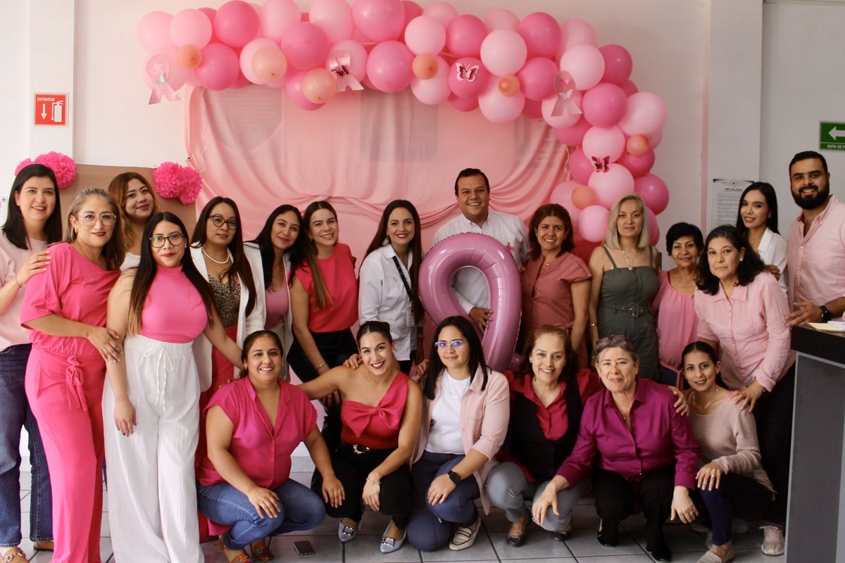 INMUVI_Durango's tweet image. ¡Cuidarnos es querernos! 🩷

Agradecemos al Instituto de la Mujer por llegar al #EquipoINMUVI con su plática “Me Amo, Me Cuido”, un espacio de reflexión y aprendizaje sobre la prevención del cáncer de mama.