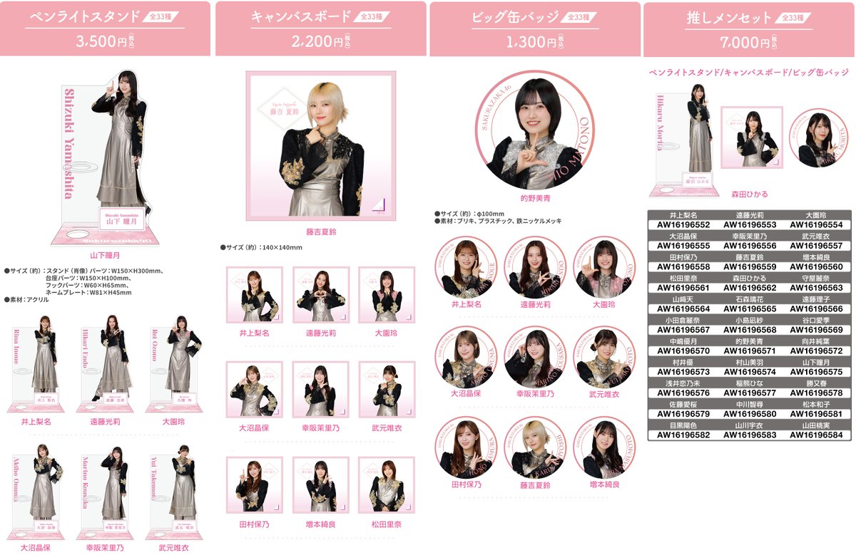 新品櫻坂46 森田ひかる ペンライトスタンド アクスタ ローソン HMV