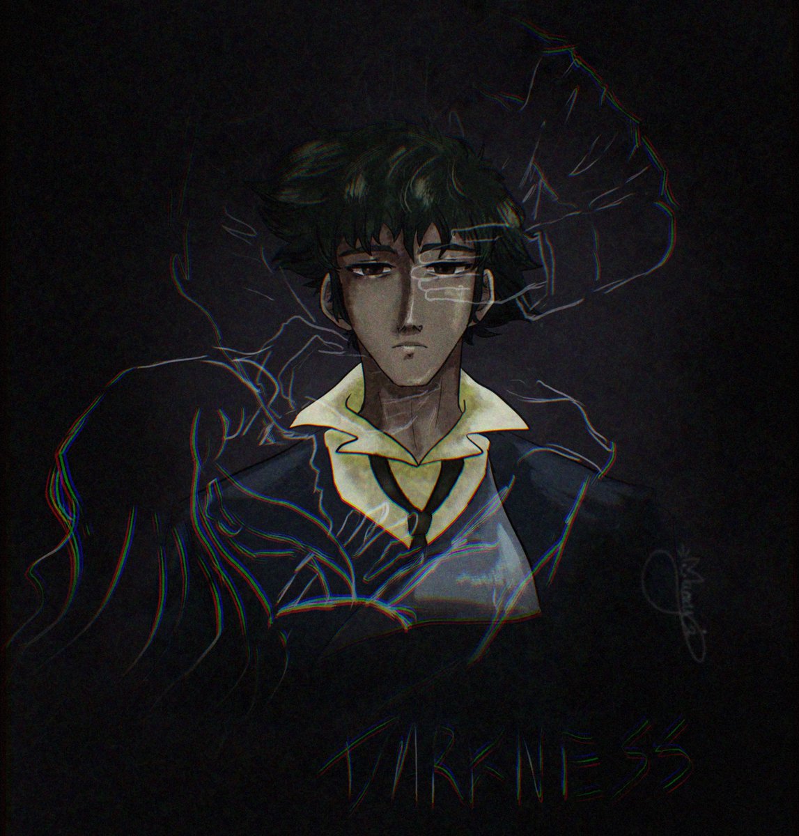 Beboptober Day 20: Darkness

the spectres in the dark consume you whole
#cowboybebop #beboptober #fanart #anime