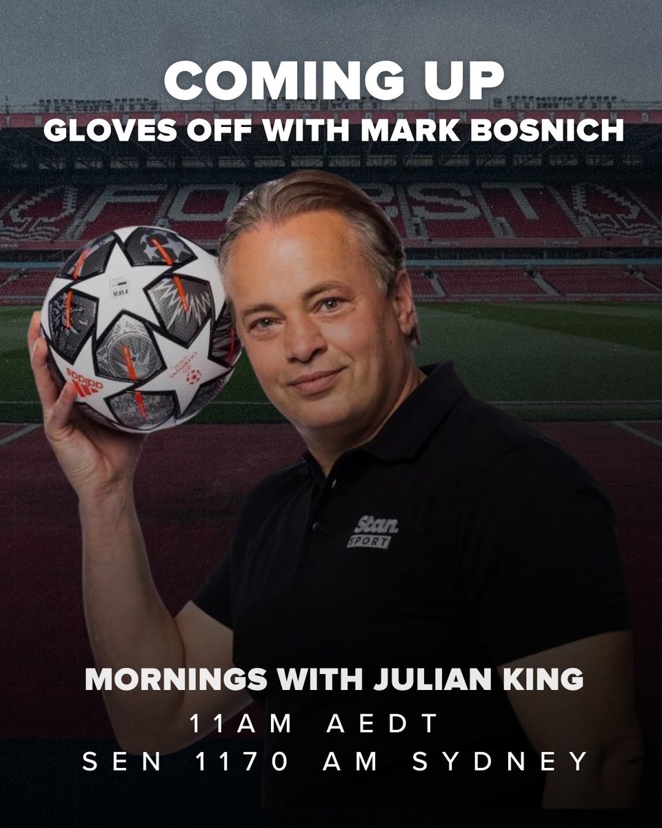 Gloves Off with Bozza LIVE from 11am AEDT today! 

Ange's Sacking, Liverpool struggling and Man United winning? It's all on the table with Bozza!