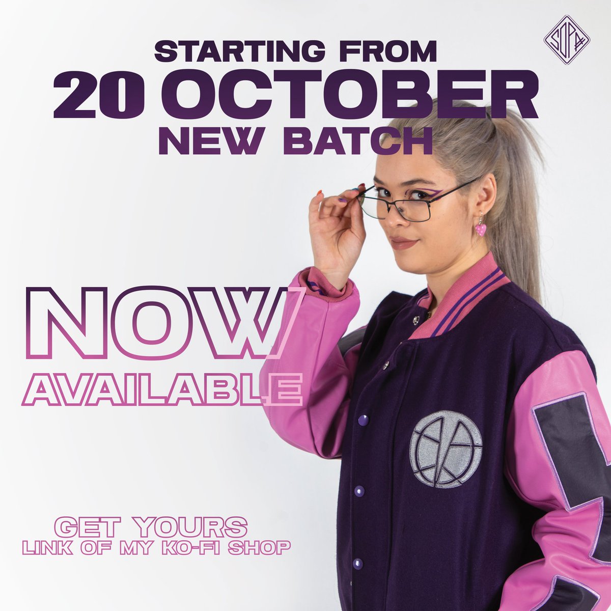 TODAY!
PURPLE JACKETS ARE BACK
#rottmnt #tmnt #mutantmayhem #RottmntVarsityJackets #RottmntSeason3 #RottmntS3 #SaveRiseoftheTMNT #SaveROTTMNT 

ko-fi.com/sopafloal/shop