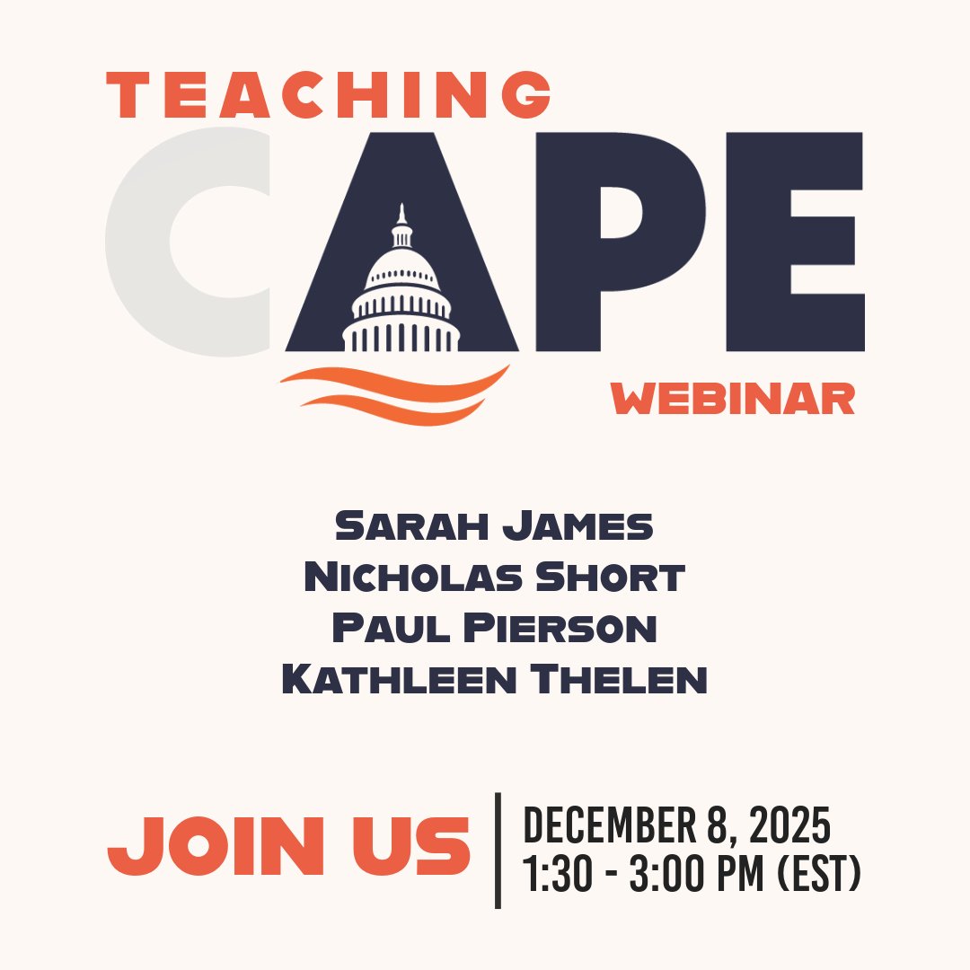 APSA APE | @CAPE-team.bksy.social tweet media