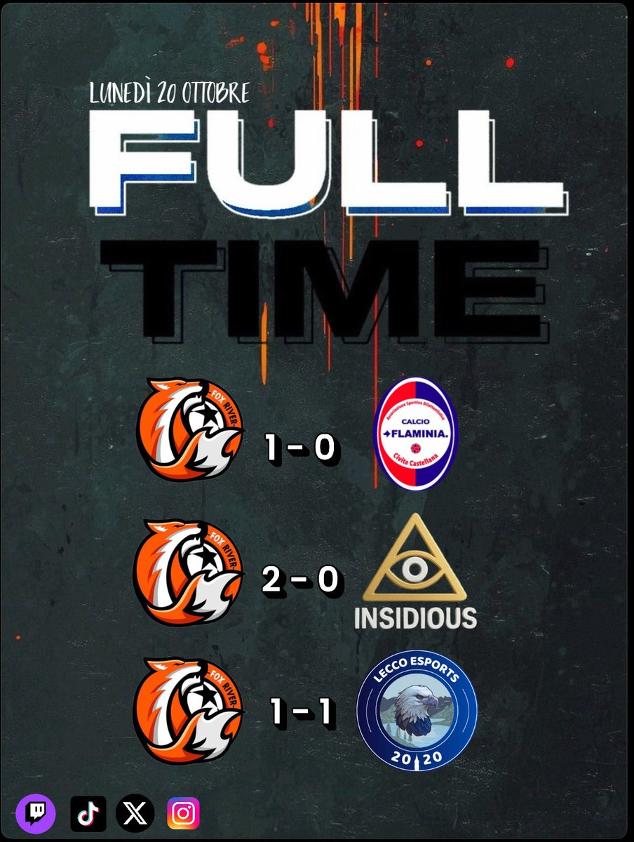 🏆 | <a href="/FVPA_net/">FVPA.net 🇮🇹</a> 
🆚 | <a href="/FlaminiaEsports/">Flaminia Esports</a> ✅ 
⚽️ | <a href="/ZEUS_1S1K/">ZEUS_1S1K</a> 
🖌️ | <a href="/Labonia_10/">Sae</a> 

🏆 | <a href="/VPGItaly/">Virtual Pro Gaming Italy 🇮🇹</a> 
🆚 | <a href="/INSIDIOUS_FC/">INSIDIOUS</a> ✅ 
⚽️| #BlackDadozz88 x2
🖌️ | <a href="/ZEUS_1S1K/">ZEUS_1S1K</a> x2

🏆 | <a href="/VPLItaly/">VPL Italy 🇮🇹</a> 
🆚 | <a href="/Lecco_eSports/">Lecco eSports</a> ⏸️
⚽️ | <a href="/ZEUS_1S1K/">ZEUS_1S1K</a> 
🖌️ | <a href="/Labonia_10/">Sae</a>