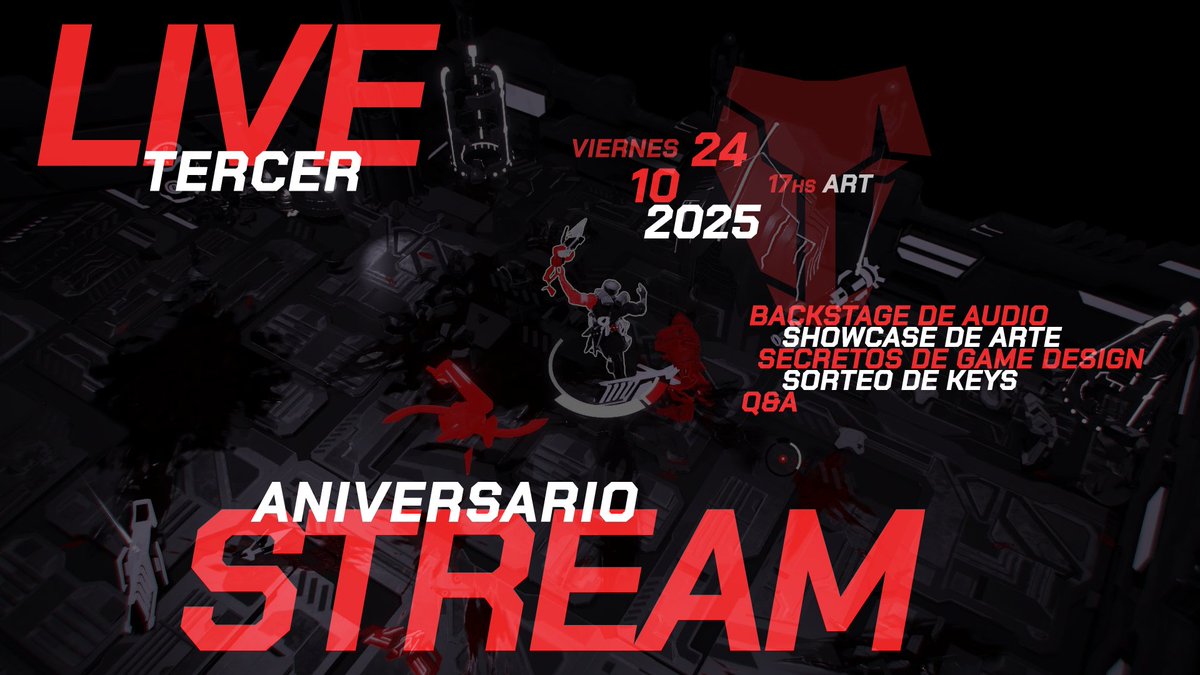 ❗️ ESTE VIERNES 24.10
❗️ 17hs ART
❗️ 3 AÑOS

youtube.com/live/0vBA9gZMC…