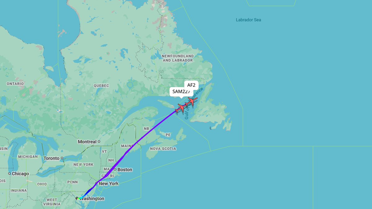 VPOTUS JD Vance is en route to Israel via Shannon Airport aboard C-32A #AF2, along with support C-32A #SAM227.

98-0001 / #ADFEB7
99-0004 / #ADFEBA
