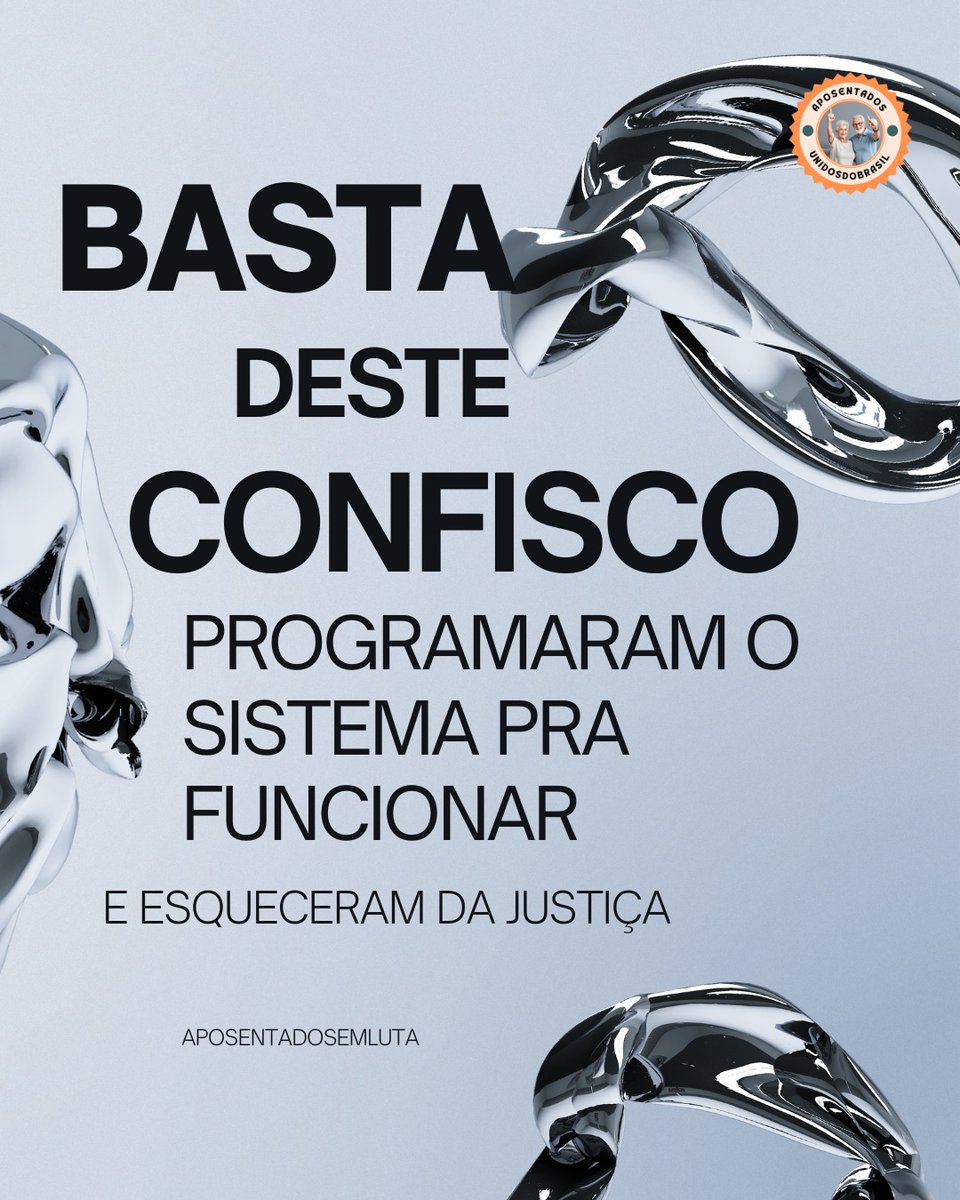 <a href="/carlosgiannazi/">Prof Carlos Giannazi</a> STF, a Constituição deve valer para todos. Aposentados merecem respeito. Julguem o art. 149 EC103/19. <a href="/STF_oficial/">STF</a>
@nunesmarquesK
<a href="/MinAMendonca/">André Mendonça</a>
<a href="/Cristianozaninm/">Cristiano Zanin Martins</a>
<a href="/FlavioDino/">Flávio Dino 🇧🇷</a>
👇   Fora Confisco
Fachin Paute
#AposentadoriaJusta