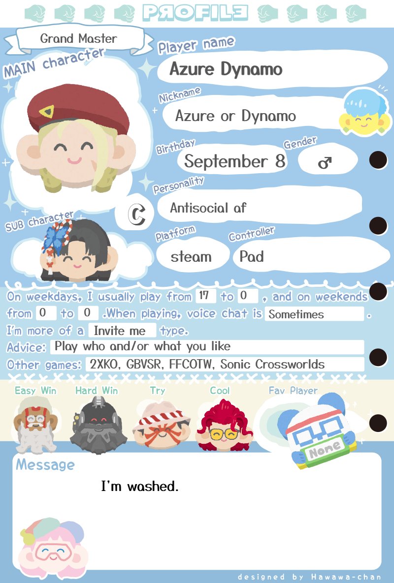 I guess I'll do one of these, too~