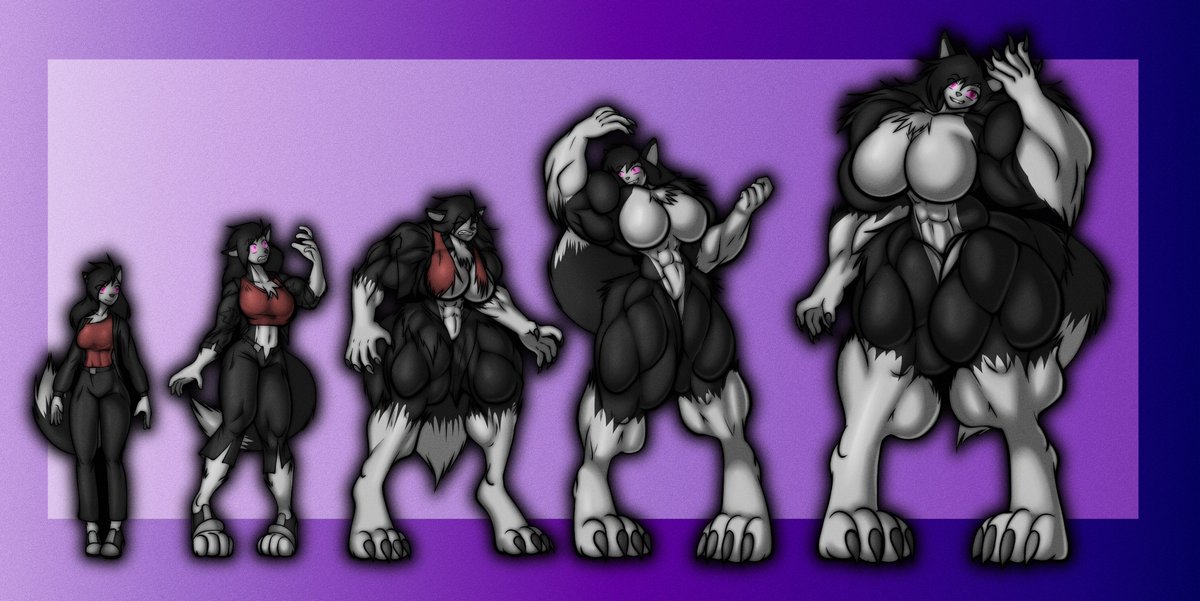 RadarRid3r's tweet photo. An neat growth sequence! Specially for @KleioLycan :3 https://t.co/yTF3rVXQh0