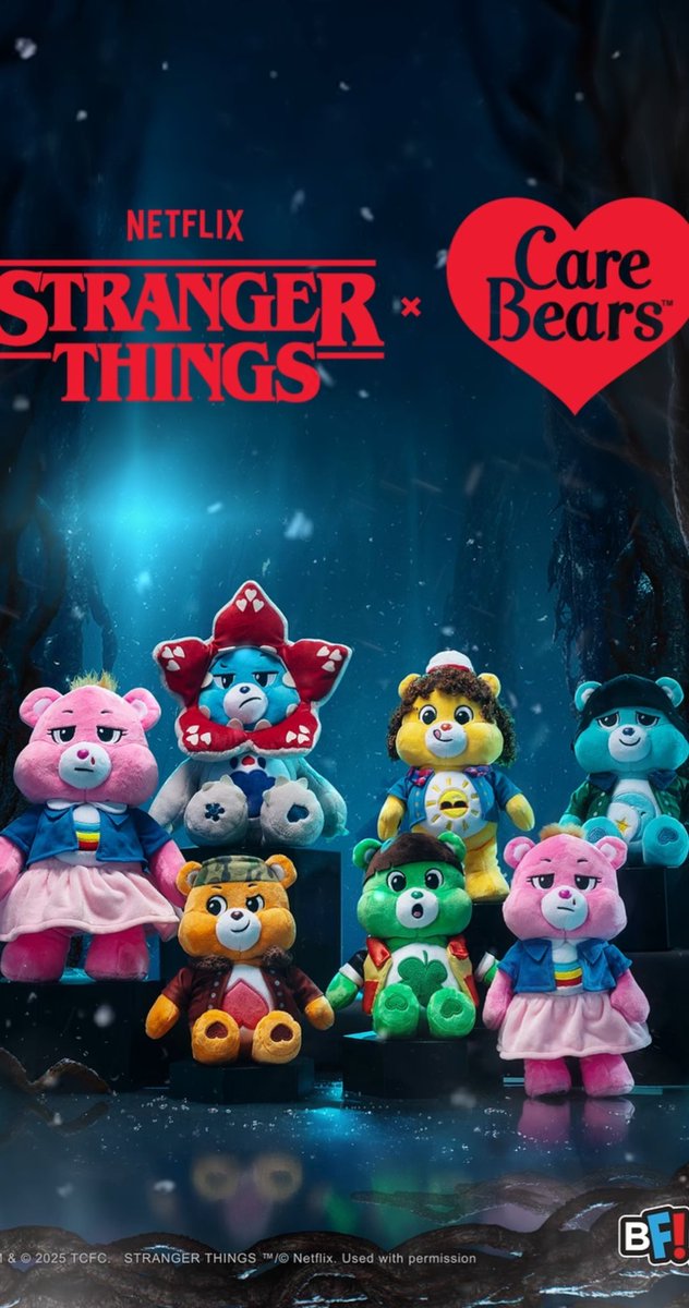 UpsideDownScoop's tweet image. A closer look at the new Stranger Things X Carr Bears collab!