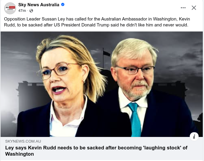 AaronDodd's tweet image. Rudd just engineered one of the biggest mineral deals in Australian history, and got the AUKUS deal confirmed, yet @sussanley wants him sacked because of Trump's tongue in cheek remarks. She should be more worried about her own job than Rudd's #auspol