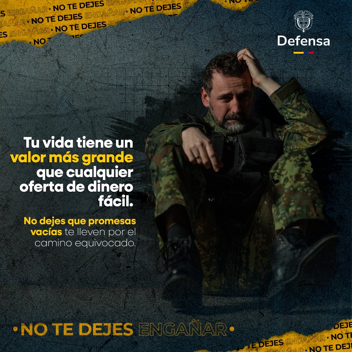 PedroSanchezCol's tweet image. Redes criminales están engañando a colombianos para convertirlos en mercenarios que libran batallas ajenas en otros países, una práctica que genera violaciones a los derechos humanos y que vulnera la estabilidad internacional.
Por eso, desde el sector Defensa buscamos que se…