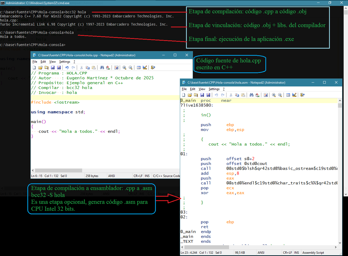 octulioBiletan's tweet image. Programa en C++. Primeros pasos para el programador novato. El compilador C++ utilizado es Embarcadero C++ Builder.
#novato #programador #cmasmas