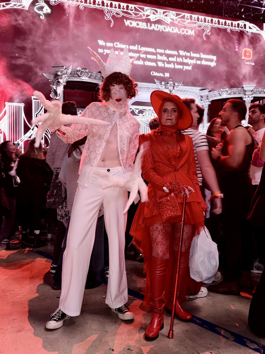 I brought my mom to the ball tonight 🤍❤️