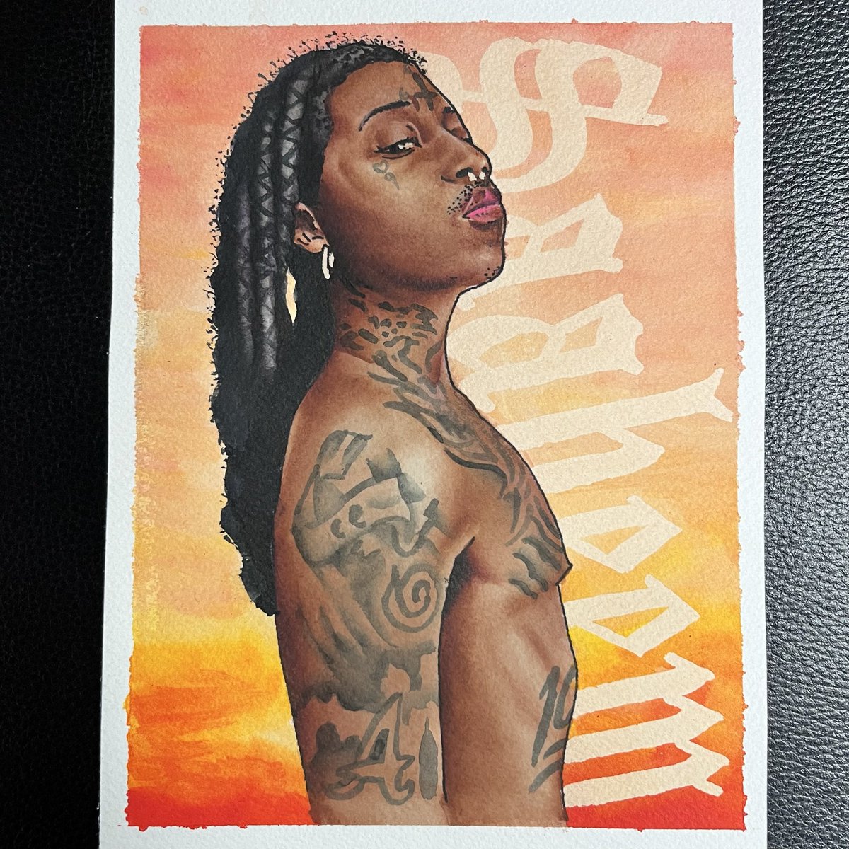 gag0rder's tweet image. reminder that i’m #capable of painting portraits 👍