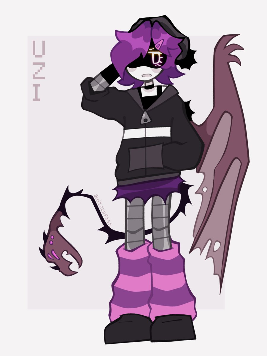 i rly wanted to draw her :3

#murderdrones #UziDoorman  #murdedronesfanart