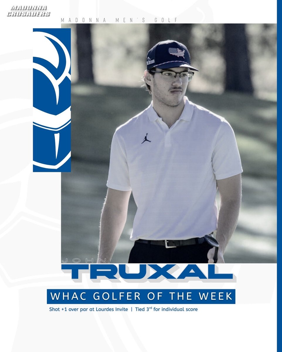 𝐖𝐇𝐀𝐂 𝐆𝐨𝐥𝐟𝐞𝐫 𝐨𝐟 𝐭𝐡𝐞 𝐖𝐞𝐞𝐤: 𝐉𝐨𝐡𝐧 𝐓𝐫𝐮𝐱𝐚𝐥

#𝐜𝐫𝐮𝐬𝐚𝐝𝐞𝐫𝐧𝐚𝐭𝐢𝐨𝐧