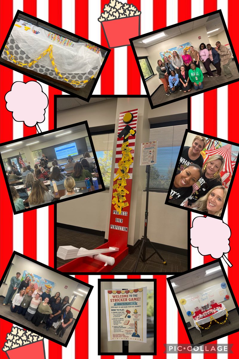 South and Sprayberry Clusters Area Peer Team/CCC meeting today blended the power of AAC with the energy of a fair-style experience for an afternoon filled with learning, engagement, and peer connection. #POP #progressoverperfection