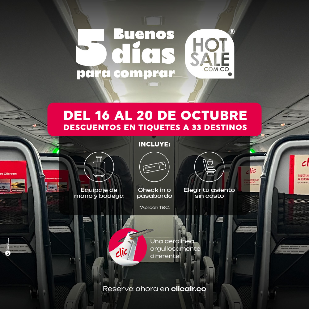 Descubre nuevos destinos de Colombia en el 2026, comprando con los mejores precios del 2025. hubs.ly/Q03Pp5P50

@clicair_