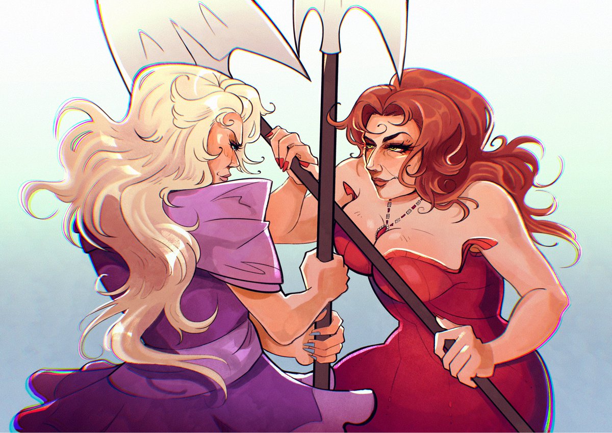 Engarde bitch 🪏#DeathBecomesHer 
These will be photo card rewards for the musical theater stamp rally at MCM London this weekend!!!