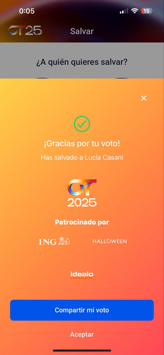 _aalegomezz_'s tweet photo. yo al ver el voto de Crespo:
 #OTGala5 https://t.co/Vy2dU4rLYc