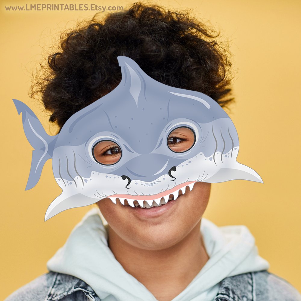 lmeprintables's tweet photo. Shark Printable Mask Halloween Costume Fish Pool Party Beach Sea Animal Carnival DIY Acuatic Predator Marine Megalodon Photo Booth Kid Adult https://t.co/pwhNcY2IR9 via @Etsy #sharkmask #sharkcostume #halloweenmasks #animalmasks #seaanimalmasks #predatormask #lastminutecostumes https://t.co/2TkxdtepFy