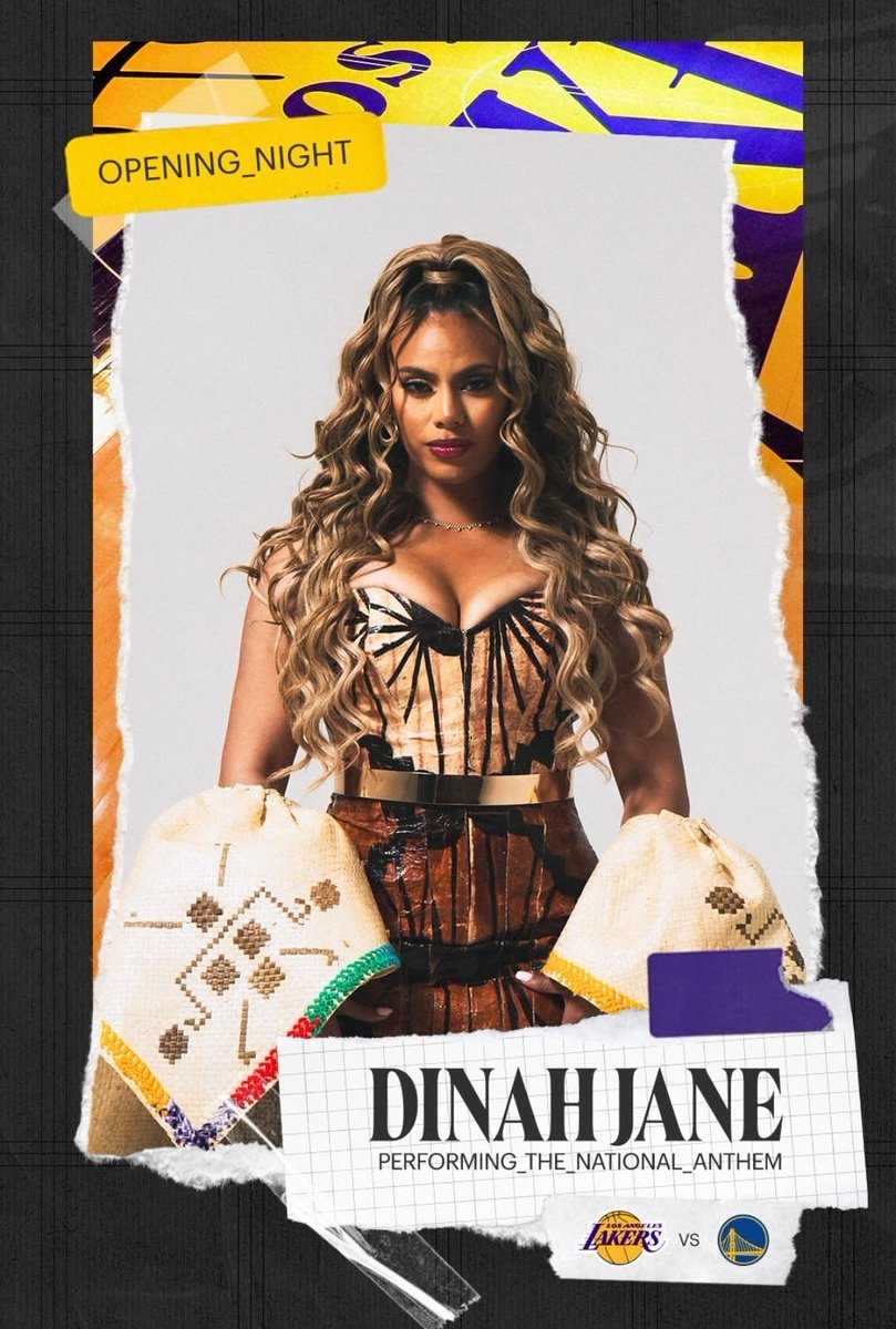 AMANHÃ! Dinah Jane cantará o hino nacional dos Estados Unidos no jogo do Lakers x Warriors.