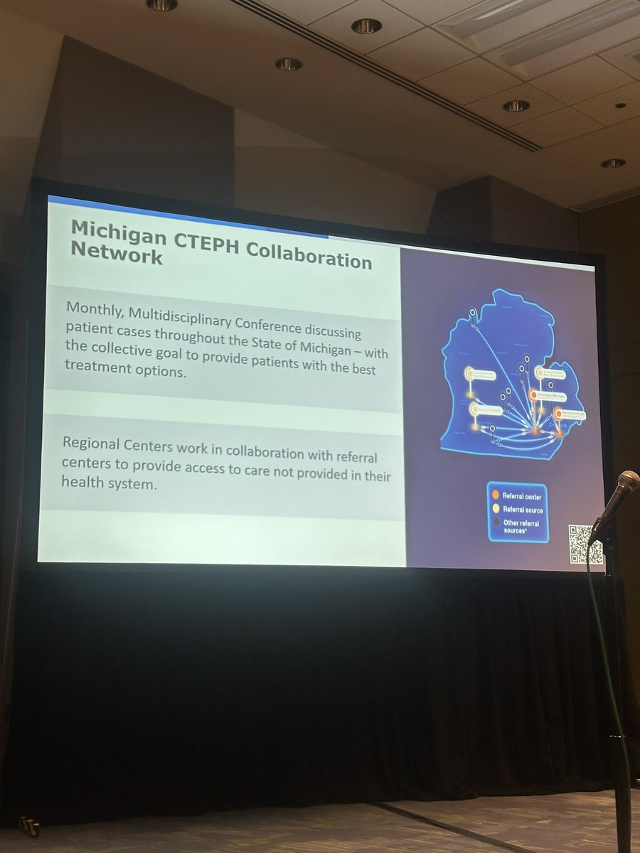 <a href="/DrHooksDO/">Brandon Hooks, D.O., FCCP</a> sharing a fantastic infographic slide at ##CHEST2025 PE is the third leading cause of mortality, his involvement in the Michigan CTEPH collaboration network is an inspiring addition for #PERT programs nationwide