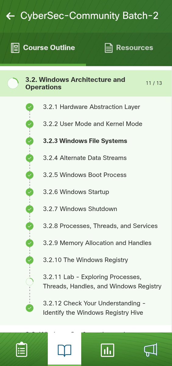 Rabiuismail03's tweet image. Day 39 of
#100daysofcybersecurity
Today was full of Windows Operating system on both my cyberops and tryhackme course.
I learnt about windows file system, boot process, Hardware abstraction layer and windows vulnerabilities.
@ireteeh @cyber_razz @cybergirl_io @elormkdaniel