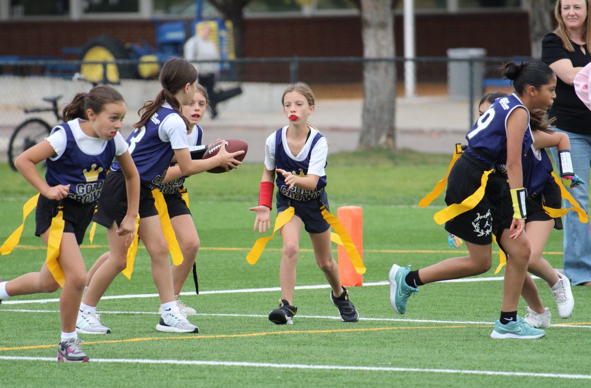 GoldCrownCO's tweet image. 🏈👑 Our 2025 Girls Flag Football Fall League wrapped up after an incredible season of growth, teamwork &amp;amp; competition!

Congrats to our Champs:
🏆 3rd–5th: The Dragons
🏆 6th–8th: Team 4 Matt

Thanks to everyone for a great season!

#GoldCrownGirls #GirlsFlagFootball