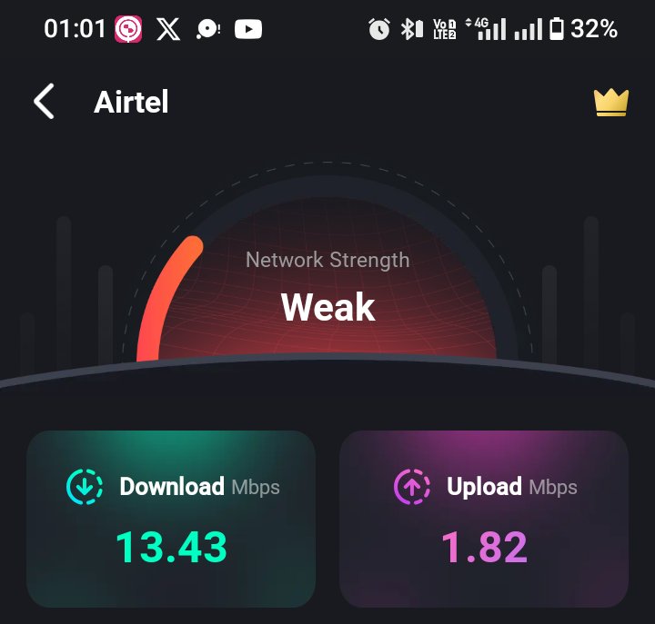 Dear <a href="/AIRTEL_KE/">Airtel Kenya</a> for us content creators the most important speed is the upload😡
We need to stop worrying about affordability of bundles and network as well, I'm tired of switching between my 5G and Hotspot on my phone just to upload my content in time
#Nimechoka #MashujaaDay2025
