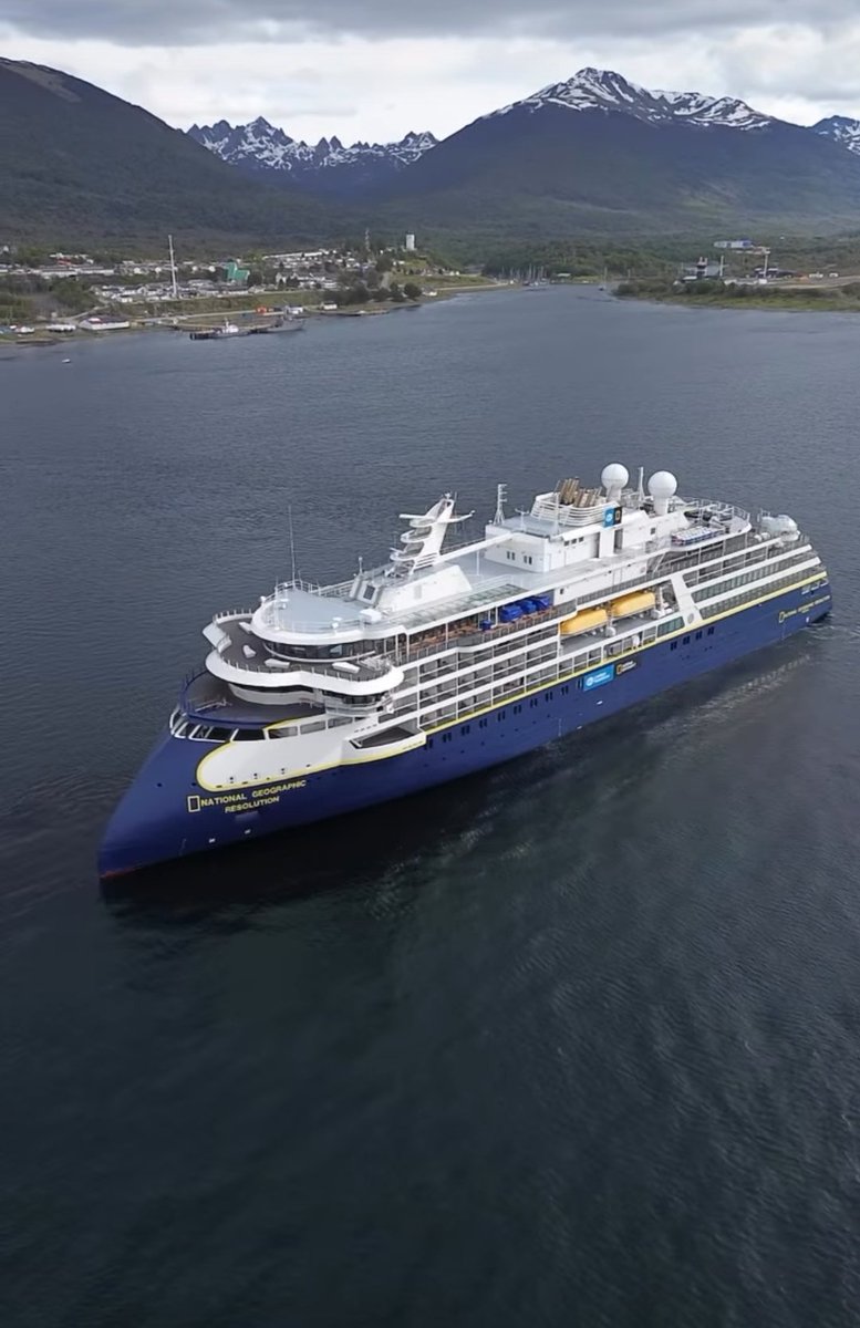 And Puerto Williams had two visits:

A very nice King Penguin and the <a href="/LindbladExp/">Lindblad Expeditions</a> NatGeo Resolution.

Living in the southernmost Antarctic Guardian City is always an adventure with interesting visitors.