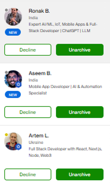 iXstorm's tweet image. 5- عکس پروفایلت خوب باشه. مثلا جناب "محمد آ" ساعتی 30 دلار هم به من بده حاضر نیستم جنازه پروژه رو روی دوشش بذارم. سه تا نمونه عکس بد جدا کردم و یه عکس خوب، احتمالا خودت میتونی بگی چی خوبه چی ترسناکه.