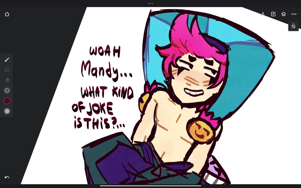 Well, you know...a funny kind of joke.

#chesterbrawlstars #mandyxchester