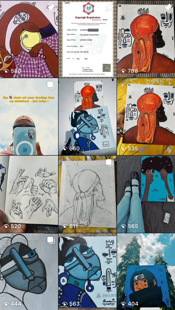 madamayo_'s tweet image. This is my IG page
Username: ayo.artss