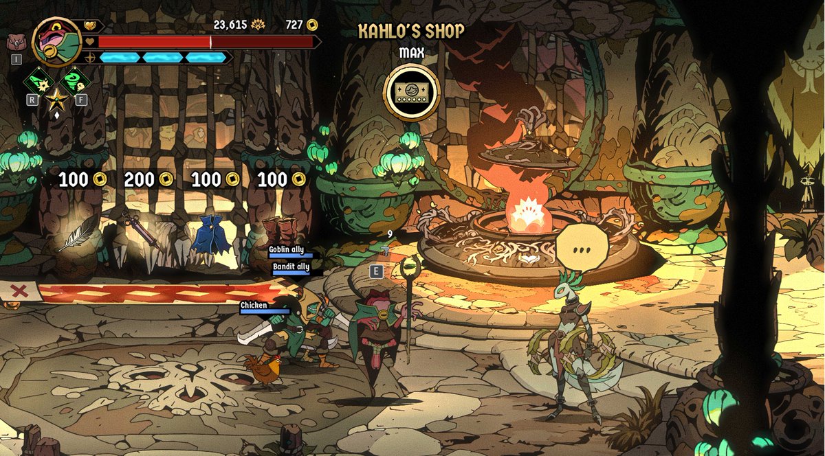 ah yes i got the chicken 🤣🤣 #absolum