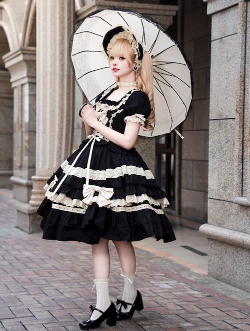つけ袖＆チョーカー付きロリィタドレス💖
yamikawagirl.fashionstore.jp/items/91170101