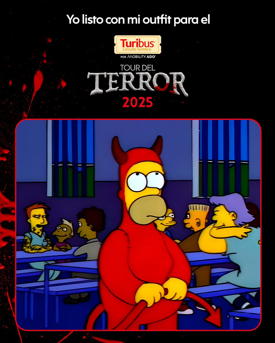 turibuscdmx's tweet photo. 👻 ¿Listo para el Tour del Terror 2025?
Recorre lugares emblemáticos.
📅 Octubre: 3, 4, 10, 11, 17, 18, 24, 25, 31
📅 Noviembre: 1 y 2
Cupos limitados.
#TuribusdelTerror #ExperienciasTuribus https://t.co/CBTYwMmwp5