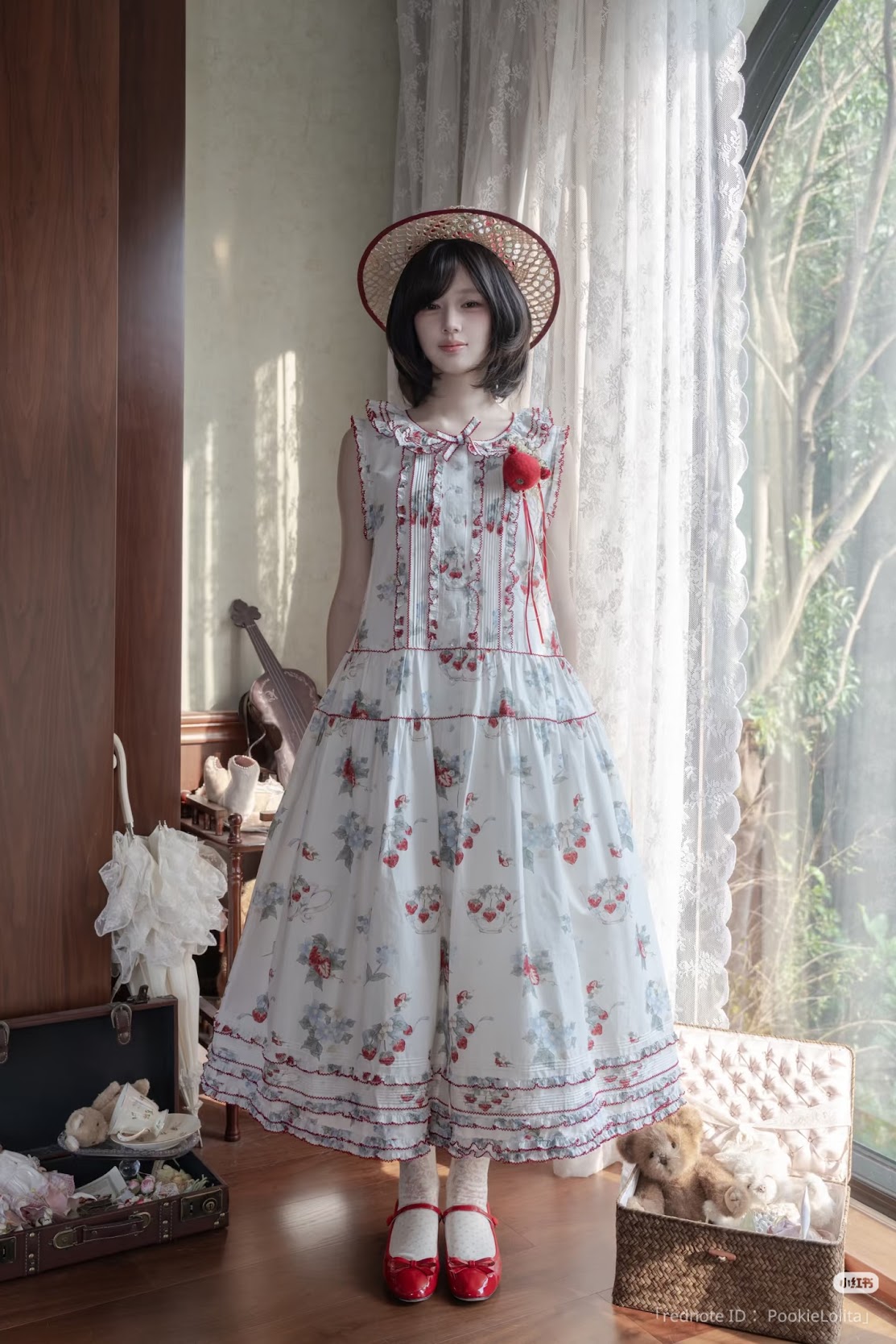 C・リダデイル、朝の散歩、希少画集の一頁、 新品高級額装付 Roses on the Roof～ロリィタ＆クラシック【公式PR】 on X