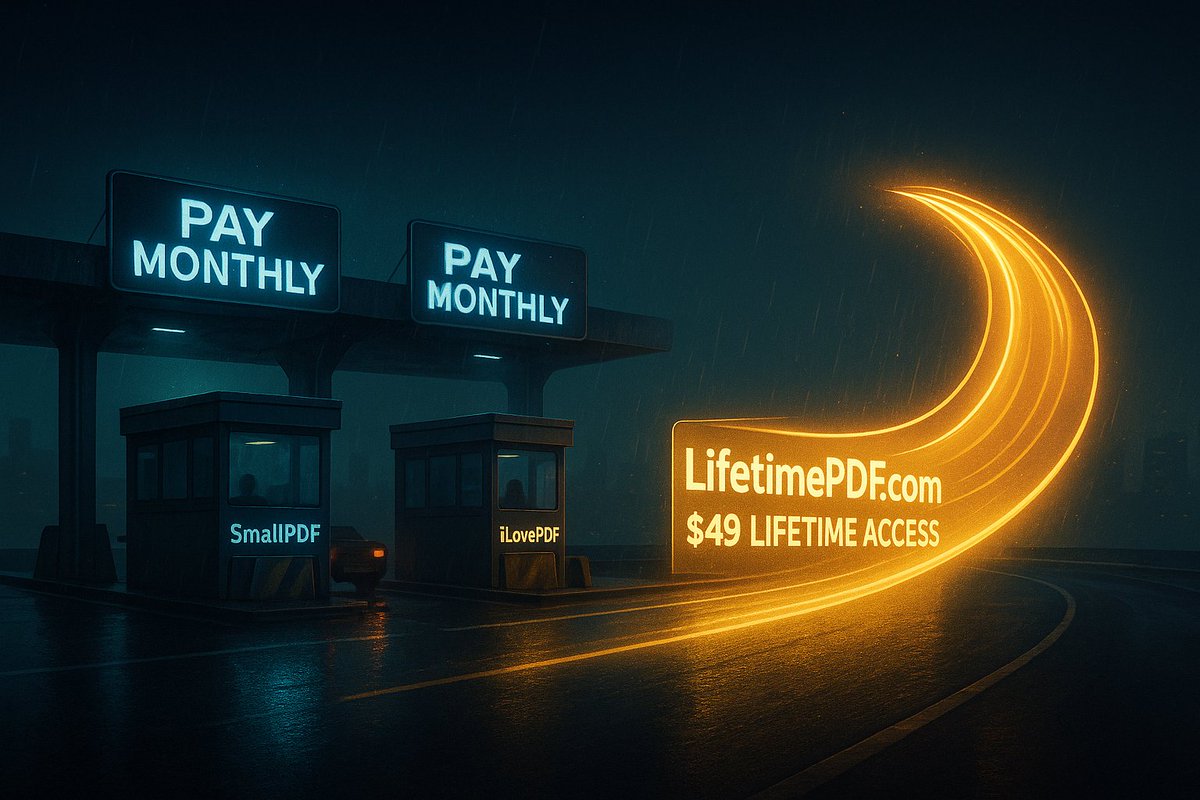 LifetimePDF's tweet image. Welcome to Lifetime Express Toll Gate. Pay $49 once and use it forever. 
LifetimePDF.com 
#lifetimepdf #pdf #smallpdf #ilovepdf #students #teaching #OfficeAssistant #OfficeJobs