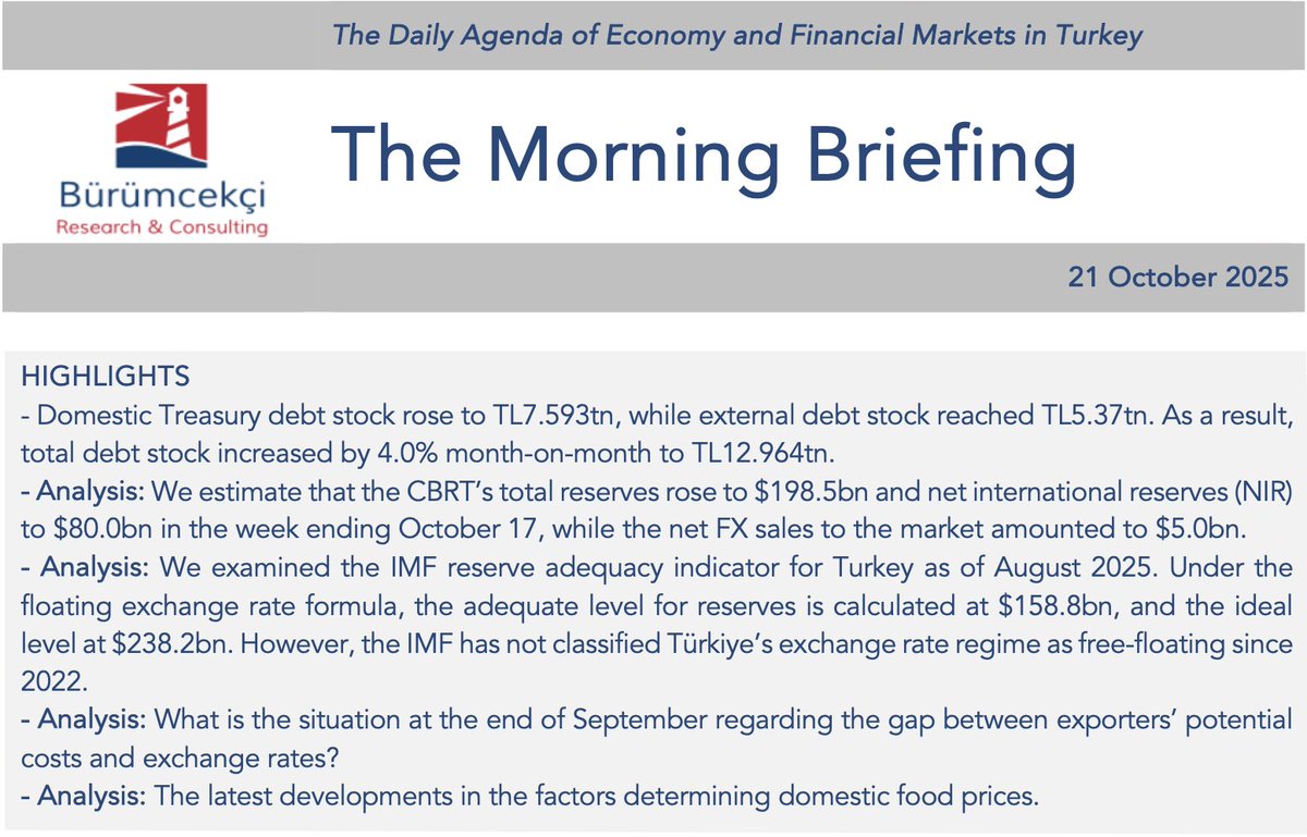 Check out the headlines from today’s Morning Briefing - Turkiye  For detailed information and inquiries: en.burumcekci.com