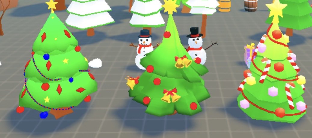 Bitshifter_'s tweet image. #WackyPetsGame has made 3 Christmas Tress and 2 snowmen and 3 Snow trees you Excited for this Game to release? #ROBLOX #RobloxDevs