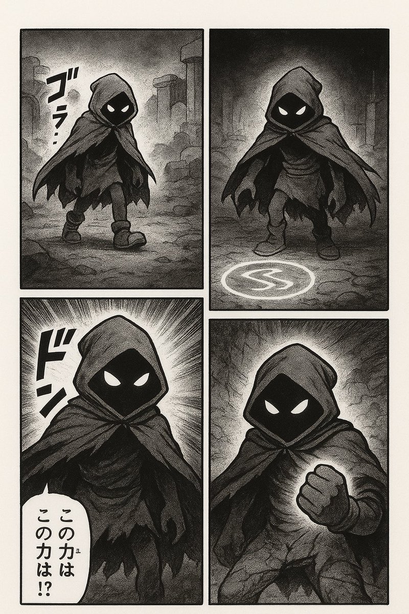 In the shadows of forgotten ruins, a mysterious hooded hero awakens a power that could change everything… ⚡ <a href="/neukoai/">NEUKO</a> <a href="/austin_hurwitz/">austin</a> 

「この力は…!?」