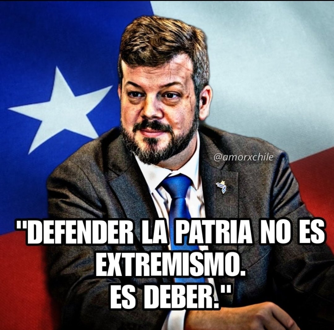 patriota_1972's tweet photo. Defender la patria no es extremismo, es deber💪🇨🇱
Votarás por @Jou_Kaiser ❓
Responde 
A. Absolutamente 
B. No https://t.co/9Ks81fVlGf