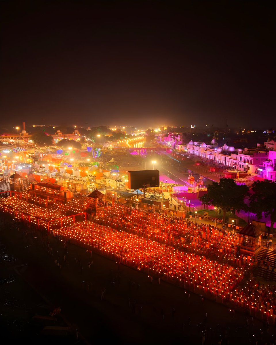 mrvishnusingh's tweet image. What we witness today is not just the rebirth of Ayodhya, but the awakening of timeless faith and heritage.
A civilisation once dimmed now glows again in divine light.
#HappyDiwali